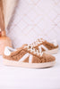 No Chaser Camel Shearling Sneakers - Whiskey Skies - CORKYS FOOTWEAR