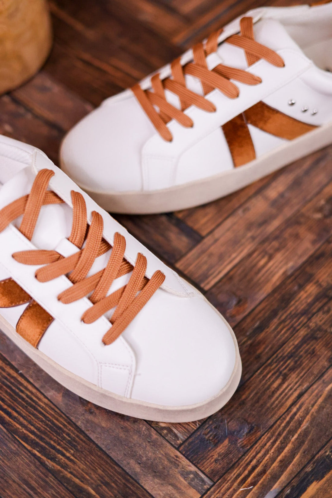 No Chaser Sneakers with Cinnamon Velvet Accents - Whiskey Skies - CORKYS FOOTWEAR