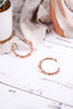 Nora Checkered Hoop Earrings Light Pink - Whiskey Skies - INK+ALLOY