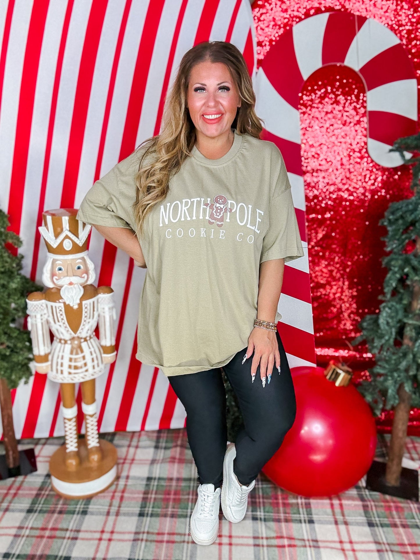 North Pole Cookie Co. Graphic T-Shirt - Whiskey Skies - SOUTHERN BLISS COMPANY