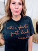 Not A Ghost Just Dead Inside Short Sleeve Graphic Tee - Whiskey Skies - MUGSBY