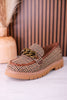 Not Literally Black & Tan Houndstooth Loafers - Whiskey Skies - CORKYS FOOTWEAR