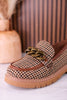 Not Literally Black & Tan Houndstooth Loafers - Whiskey Skies - CORKYS FOOTWEAR