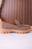 Not Literally Black & Tan Houndstooth Loafers - Whiskey Skies - CORKYS FOOTWEAR