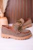 Not Literally Black & Tan Houndstooth Loafers - Whiskey Skies - CORKYS FOOTWEAR