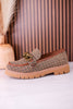 Not Literally Black & Tan Houndstooth Loafers - Whiskey Skies - CORKYS FOOTWEAR