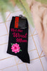 "Not The Worst Mom" Women's Socks - Whiskey Skies - RENFRO SOCKS