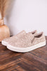 Nova Taupe Floral Tooled Slip On Tennis Shoe - Whiskey Skies - VERY G