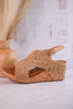 Nude Free Fly Wedge - Whiskey Skies - VERY G