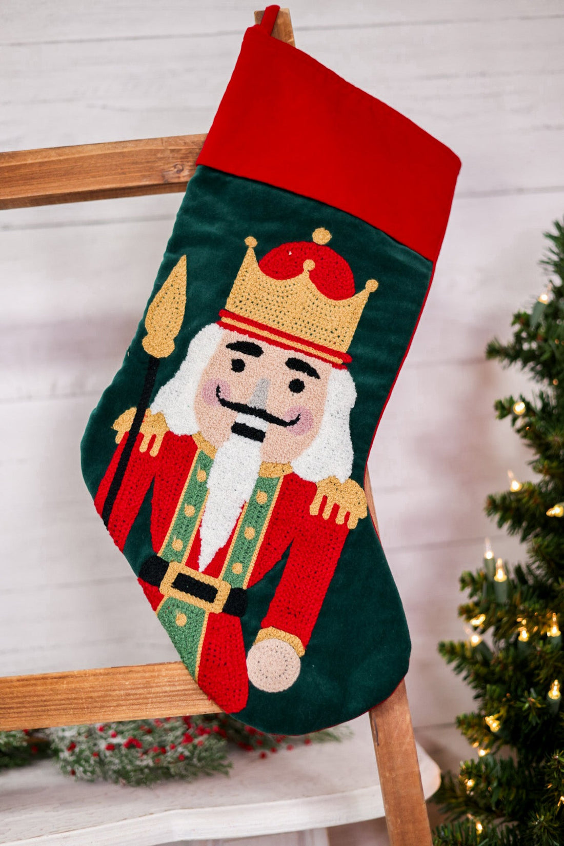 Nutcracker King Stocking - Whiskey Skies - C & F ENTERPRISES