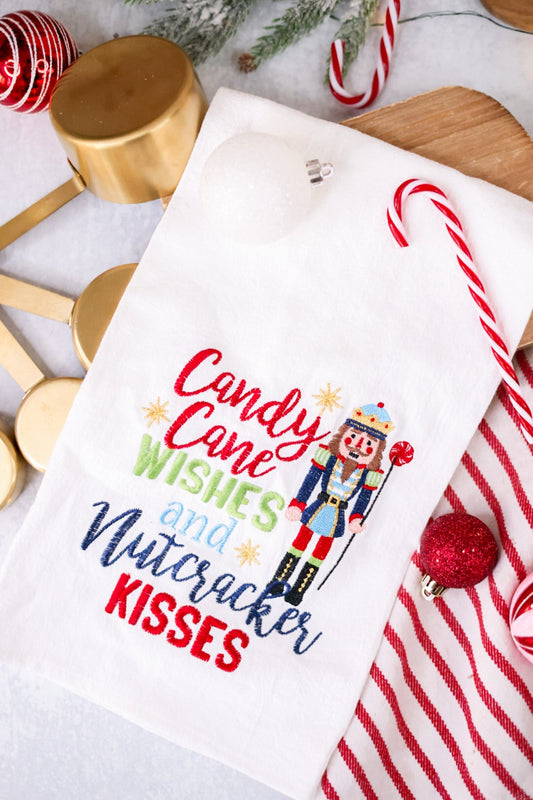 Nutcrackers Kissing Decorative Towel - Whiskey Skies - C & F ENTERPRISES