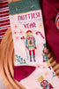 Nuttiest Time Of The Year Nutcracker Women's Christmaws Socks - Whiskey Skies - KARMA