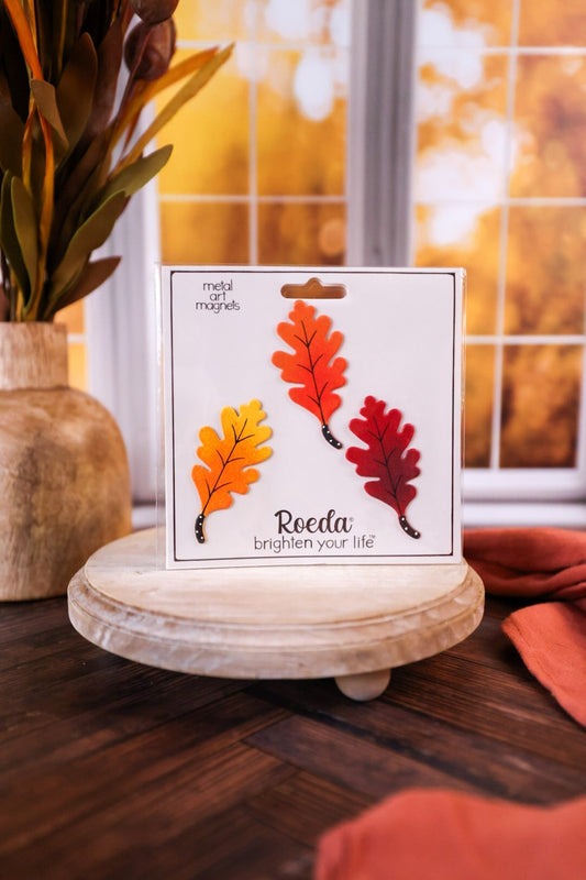 Oak Leaf Magnets - Whiskey Skies - ROEDA STUDIO