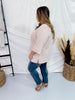 Oatmeal Ribbed 3/4 Sleeve Boxy Top - Whiskey Skies - ANDREE BY UNIT