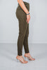 Olive Magic High Waist 28" Inseam Skinny Pants - Whiskey Skies - DEAR SCARLETT