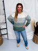 Olive Two - Toned Pullover Sweater - Whiskey Skies - BIBI