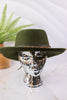 Olive Wool Fedora With Hat Band - Whiskey Skies - SAN DIEGO HAT COMPANY