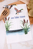 "On Lake Time" Flour Sack Towel - Whiskey Skies - MUD PIE