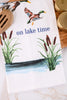 "On Lake Time" Flour Sack Towel - Whiskey Skies - MUD PIE
