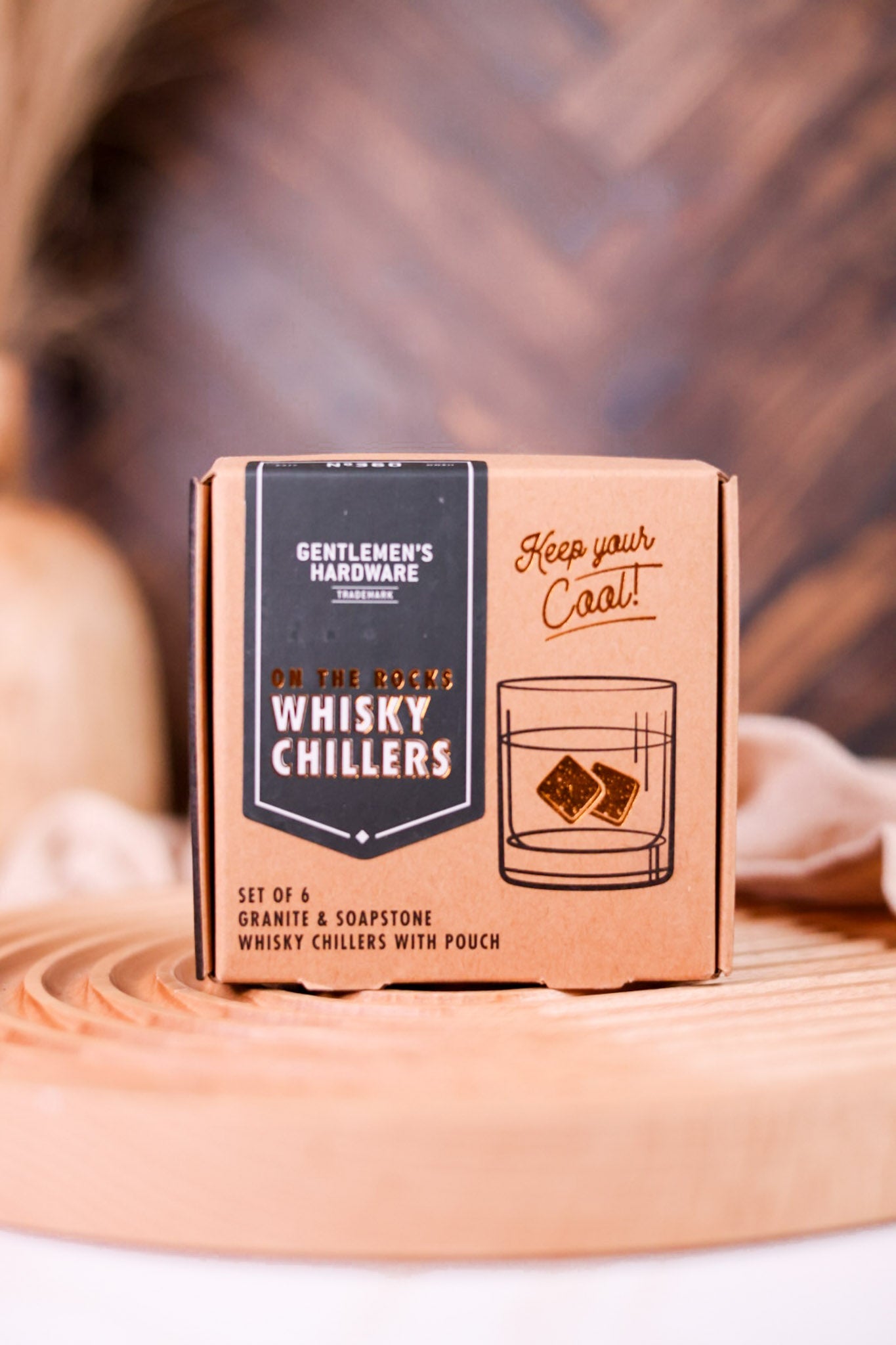 On The Rocks Whiskey Chillers (Set Of Six) - Whiskey Skies - GENTELMEN'S HARDWARE