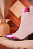 One Chance Pink Mixed Metallic Boots - Whiskey Skies - CORKYS FOOTWEAR