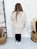 Open Front Popcorn Textured Cardigan In Cream - Whiskey Skies - SWEET GENERIS