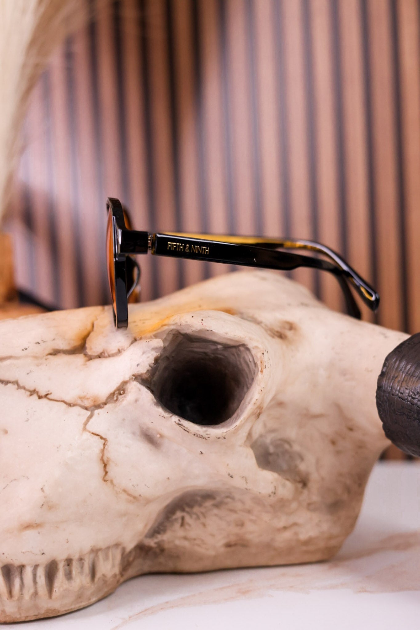 Orange and Black Kingston Sunglasses - Whiskey Skies - FIFTH AND NINTH