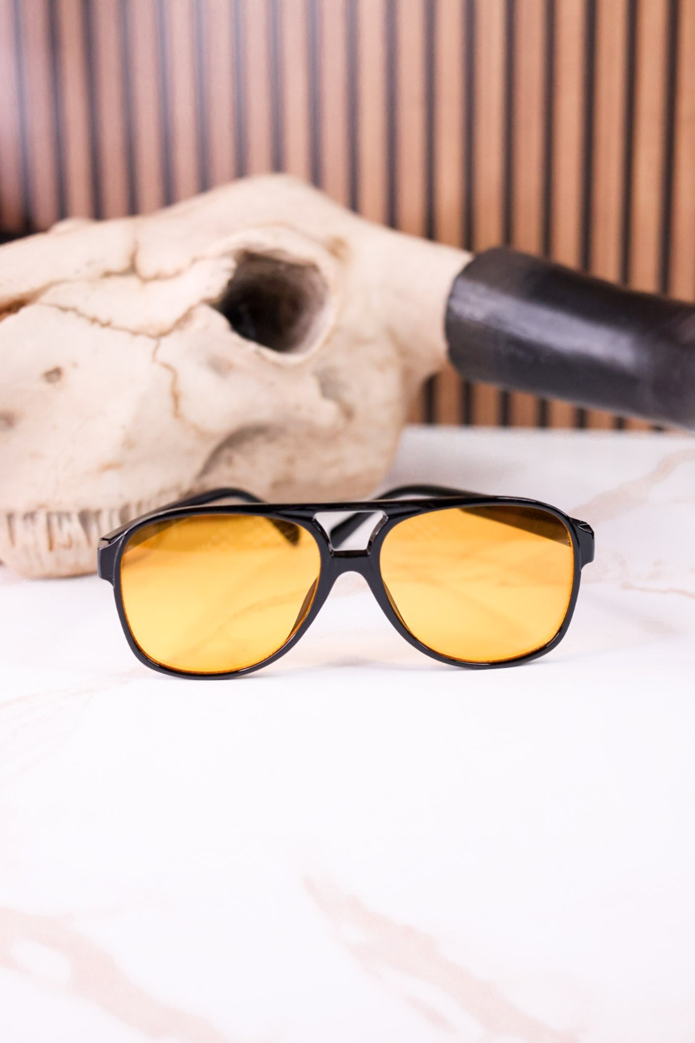 Orange and Black Kingston Sunglasses - Whiskey Skies - FIFTH AND NINTH