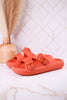 Orange Cushioned Waterproof Slides - Whiskey Skies - SPRING FOOTWEAR