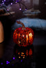 Orange Disco Pumpkin Table Top Decorations (2 Sizes) - Whiskey Skies - RAZ IMPORTS