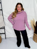 Orchid Dolman Sleeve Top W/ A Draped Neckline - Whiskey Skies - ANDREE BY UNIT