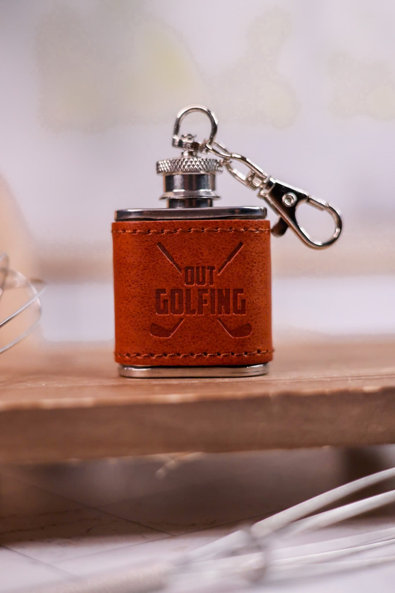 Out Golfing Mini Flask - Whiskey Skies - PAVILION