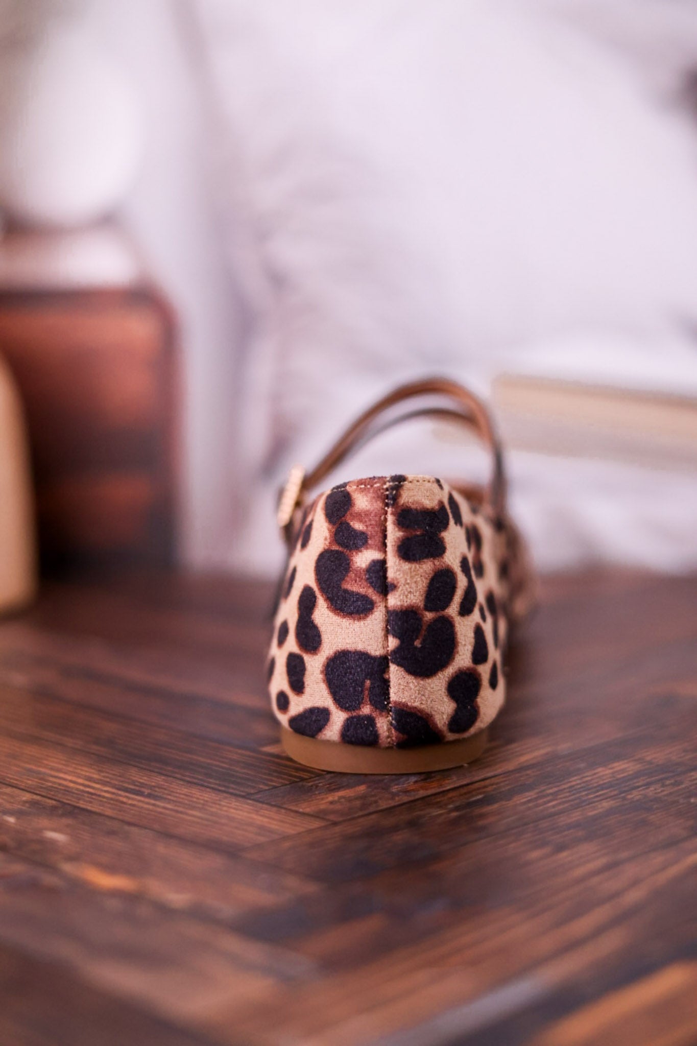 Own It Leopard Flats W/ Double Black Straps - Whiskey Skies - CORKYS FOOTWEAR