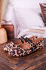 Own It Leopard Flats W/ Double Black Straps - Whiskey Skies - CORKYS FOOTWEAR