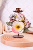 Painted Metal Floral Candle Holders (6 Styles) - Whiskey Skies - 180 DEGREES