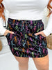Party Skeletons Skort - Whiskey Skies - JESS LEA