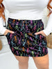 Party Skeletons Skort - Whiskey Skies - JESS LEA