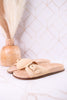 "Passport" Raffia Sandals With Buckle Strap - Whiskey Skies - CORKYS FOOTWEAR