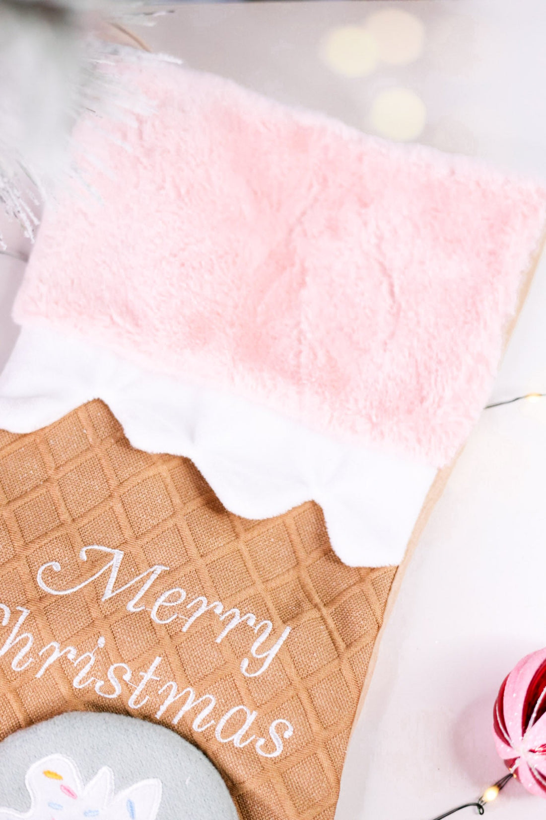 Pastel Bakery Light Up Stocking - Whiskey Skies - HANNA'S HANDIWORKS