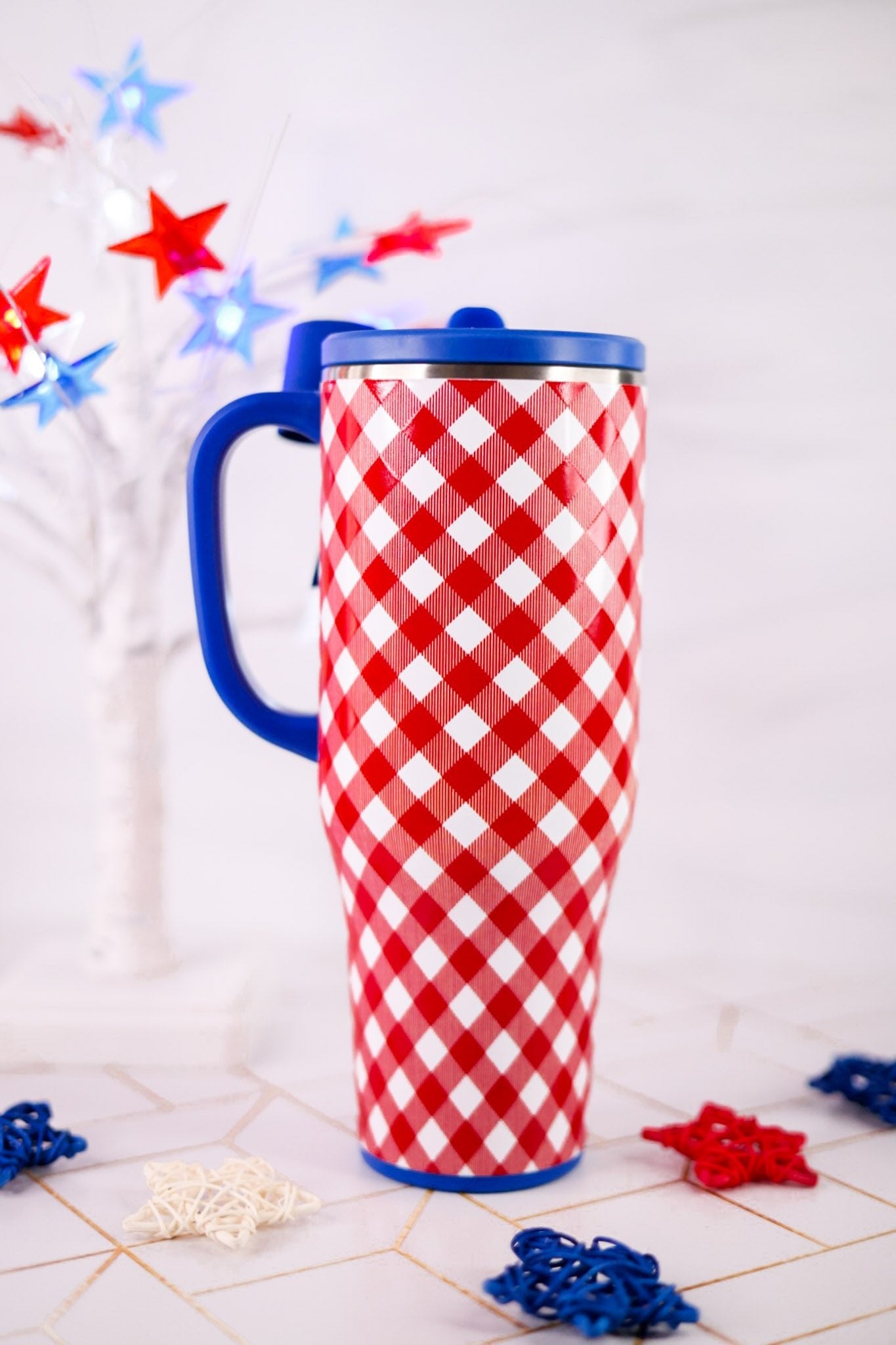 Patriotic Picnic 40oz Mega Mug - Whiskey Skies - SWIG LIFE