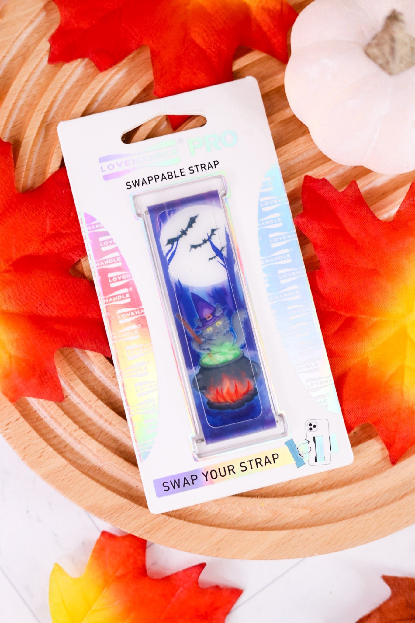 Paws & Potions Lovehandle Pro Swappable Strap - Whiskey Skies - LOVEHANDLERETAIL