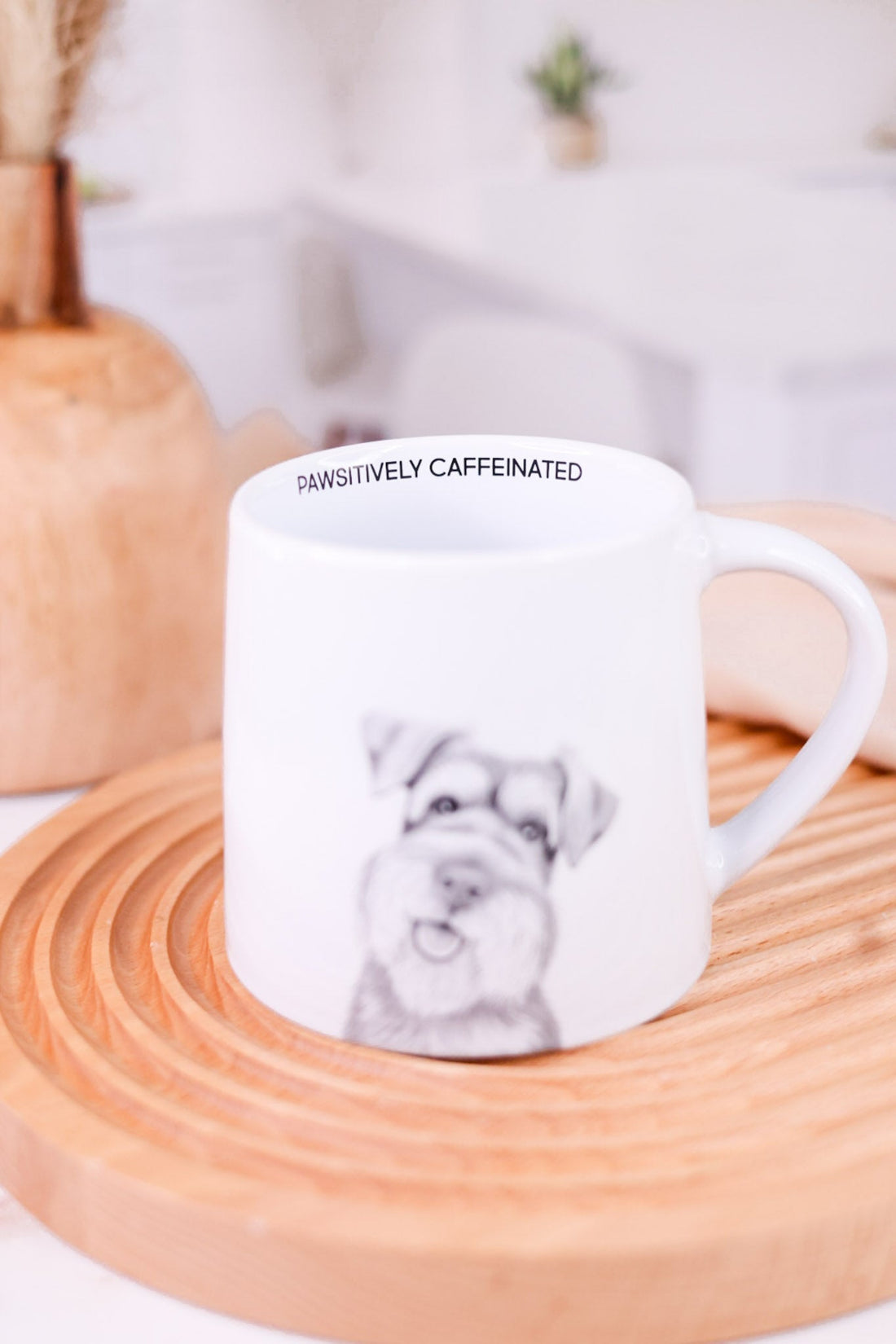 Pawsitively Caffeinated 17oz Ceramic Mug - Whiskey Skies - PAVILION