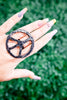 Peace Sign Statement Ring - Whiskey Skies - JADED GYPSY