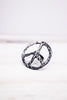 Peace Sign Statement Ring - Whiskey Skies - JADED GYPSY