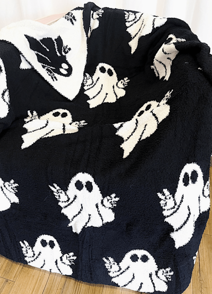 Peaceful Ghost Blanket - Whiskey Skies - NASH GREY