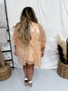 Peach Lace Embroidered Kimono Cover-Up - Whiskey Skies - ANDREE BY UNIT