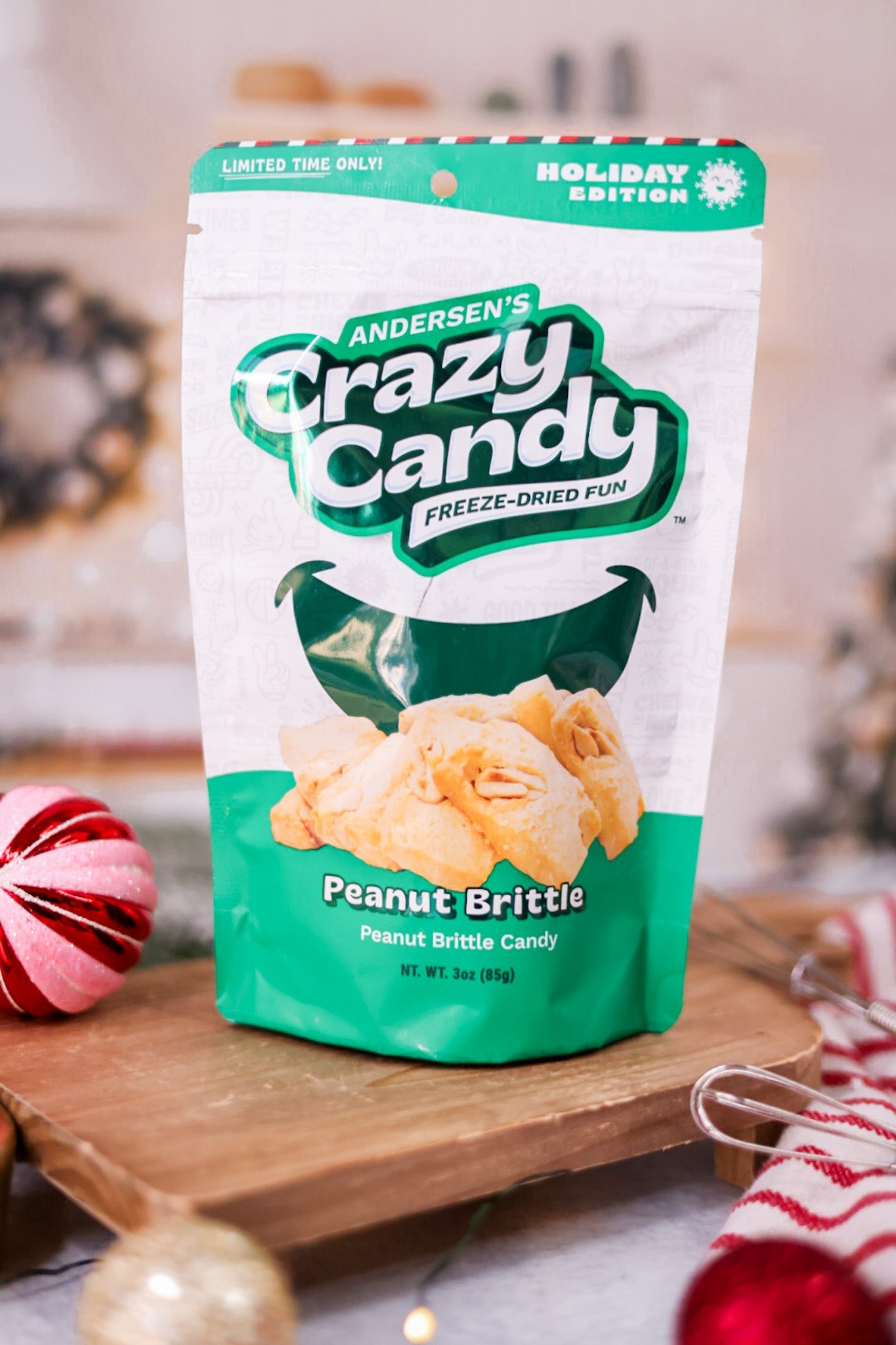 Peanut Brittle Freeze Dried Candy - Whiskey Skies - ANDERSEN'S CRAZY CANDY