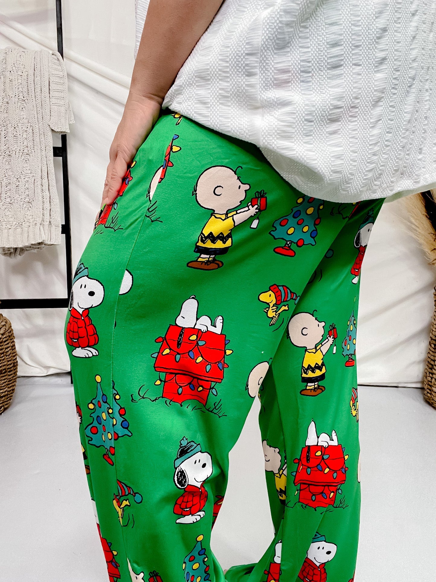 Peanuts Christmas Lounge Pants - Whiskey Skies - BRIEF INSANITY