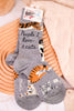 People I Love Crew Socks - Whiskey Skies - BLUE Q