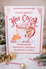 Peppermint Hot Cocoa Embossed Metal Sign - Whiskey Skies - RAZ IMPORTS